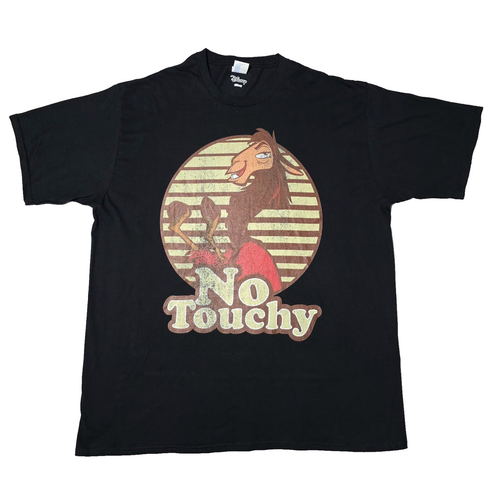 Disney The Emperor's New Groove Kuzco Llama Black T-Shirt 2XL